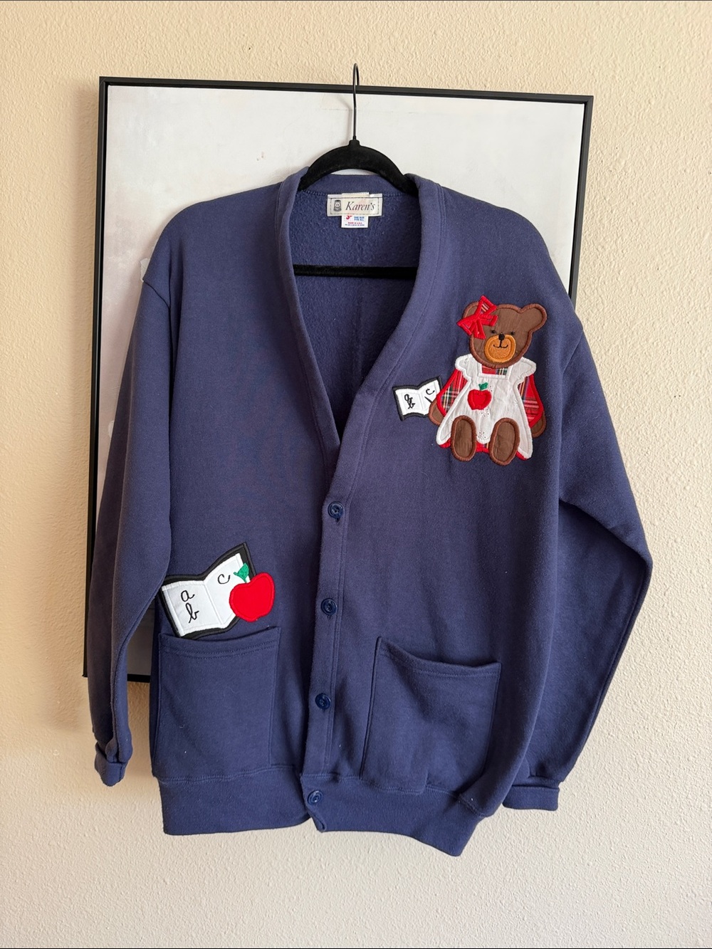 Vintage teacher cardigan